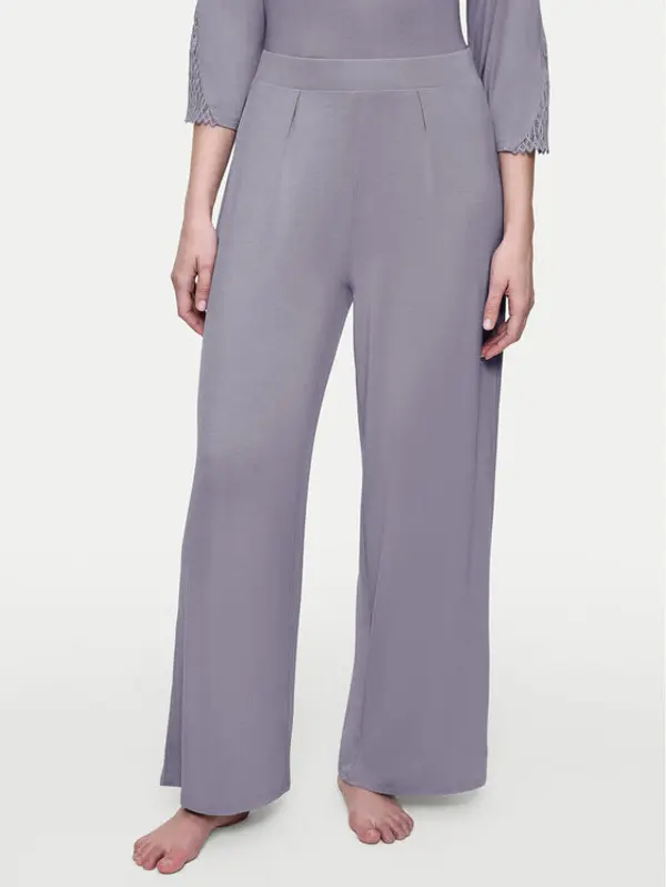 Triumph Triumph Pidžama hlače Aura Spotlight 10221403 Siva Relaxed Fit