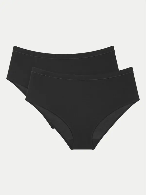 Triumph Triumph Set klasičnih bikini gaćica s visokim strukom﻿ Sense Of Modal 10224762 Crna