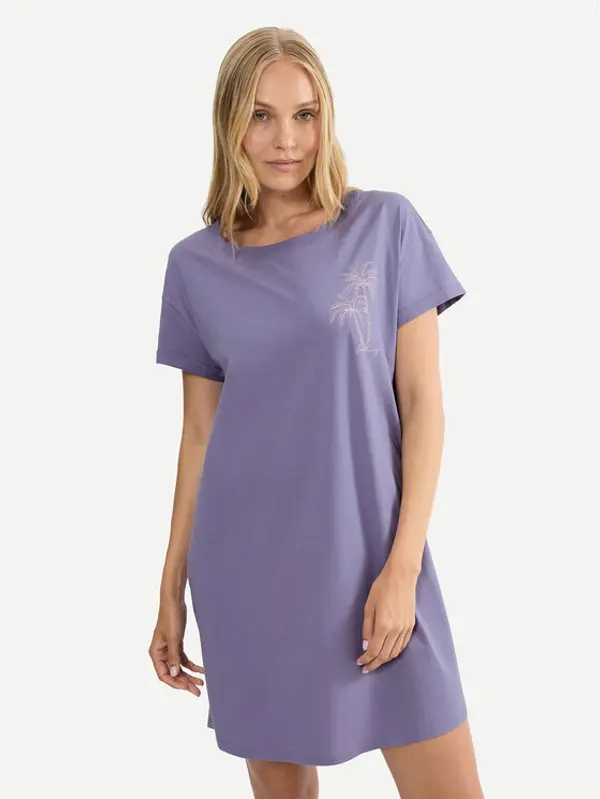 Triumph Triumph Spavaćica 10221117 Ljubičasta Relaxed Fit