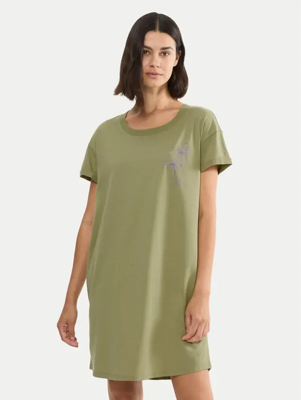 Triumph Triumph Spavaćica 10221117 Zelena Relaxed Fit
