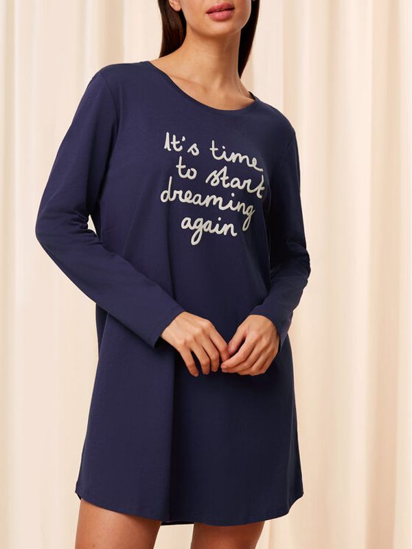 Triumph Triumph Spavaćica Nightdresses NDK 03 LSL X 10216556 Tamnoplava