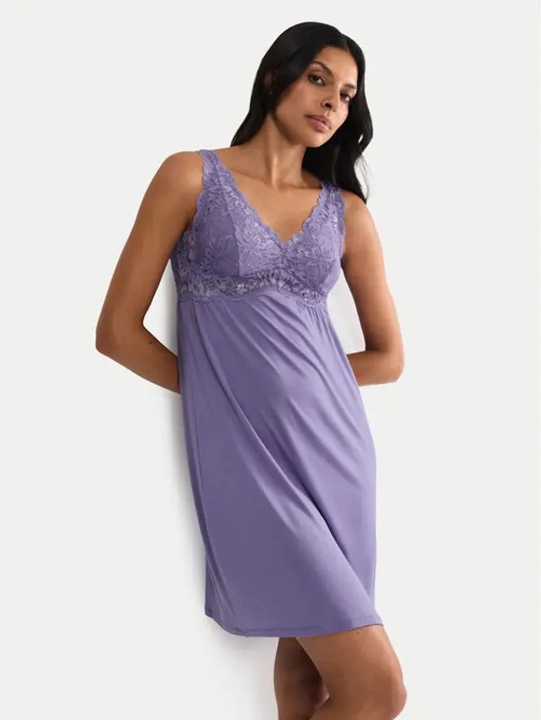 Triumph Triumph Spavaćica Timeless Sensuality 10227238 Ljubičasta Regular Fit