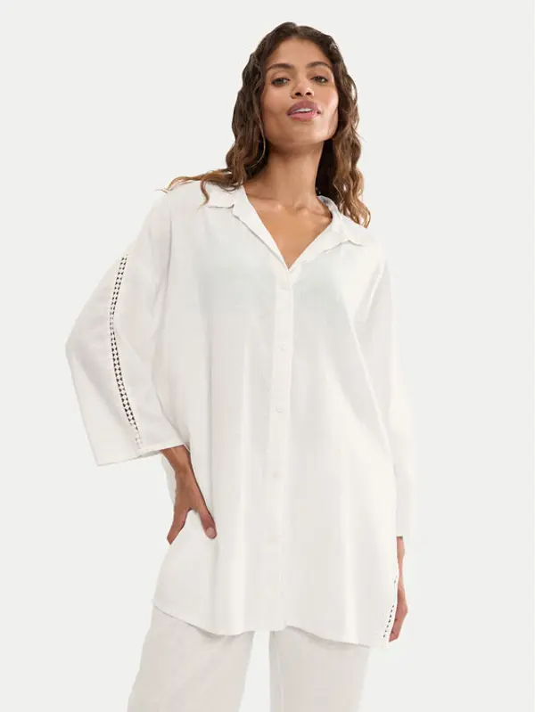 Triumph Triumph Spavaćiće Summer Wear 10227228 Bijela Regular Fit