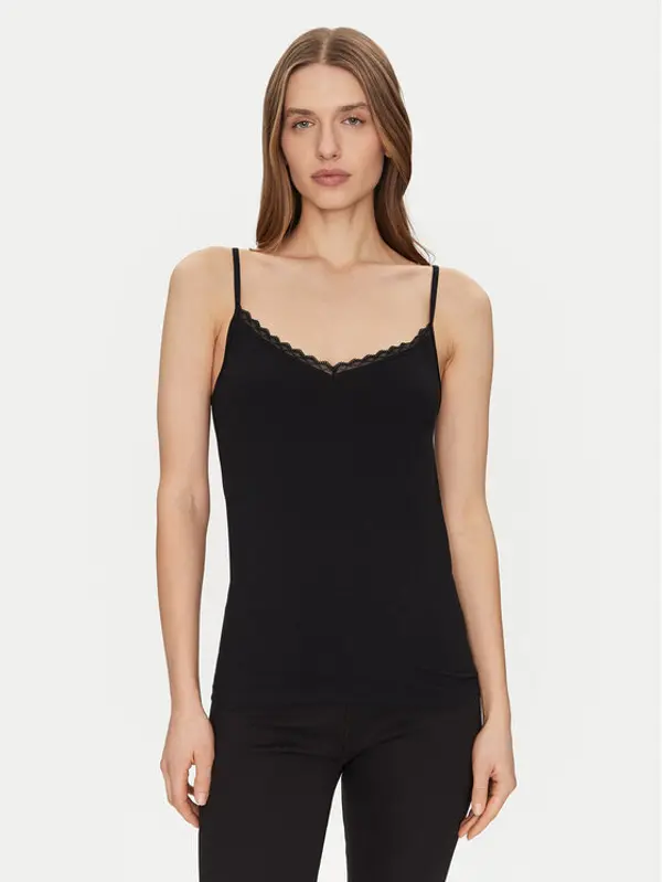 Triumph Triumph Top Feel Of Cotton 10224994 Crna Slim Fit