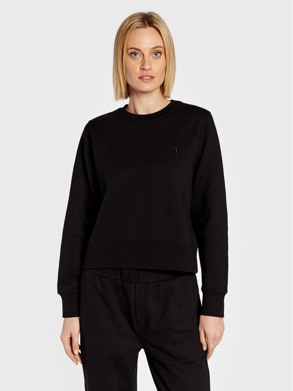 Trussardi Trussardi Majica dugih rukava 56F00216 Crna Relaxed Fit