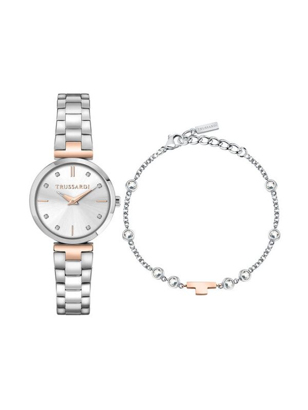 Trussardi Trussardi Set sata i narukvice R2453164508 Srebrna