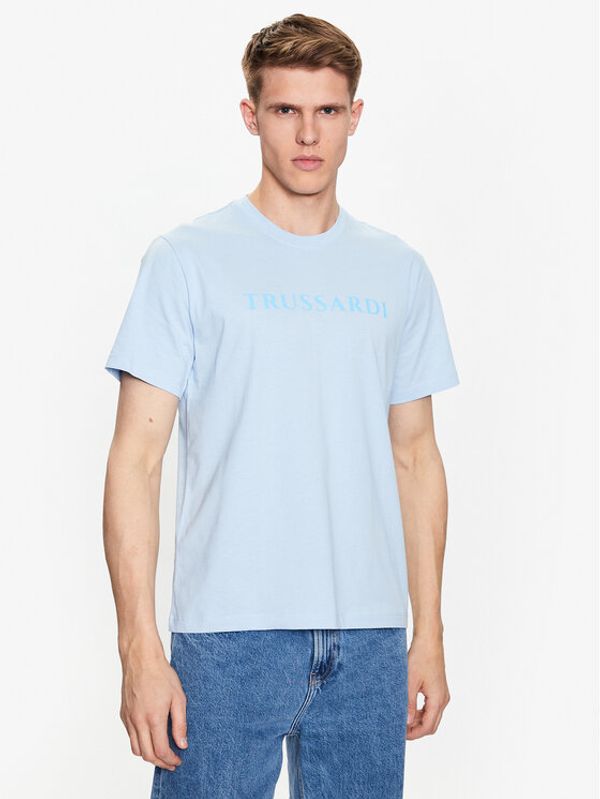 Trussardi Trussardi T-shirt 52T00724 Svijetloplava Regular Fit