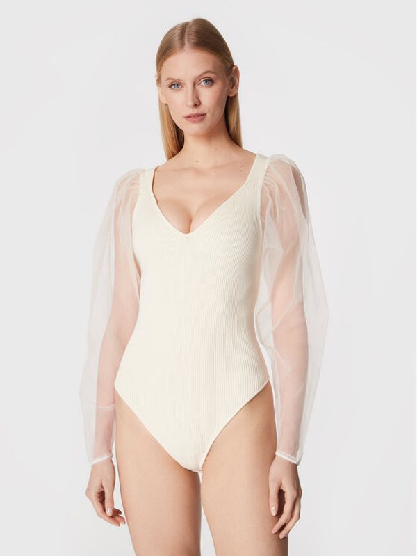 TWINSET TWINSET Bodi 222TT3105 Écru Slim Fit