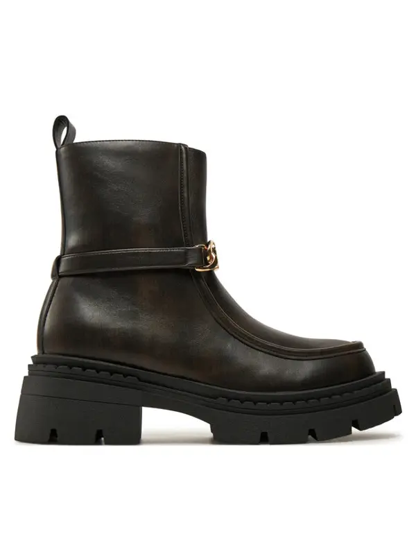 TWINSET TWINSET Čizme 242TGT110 Smeđa