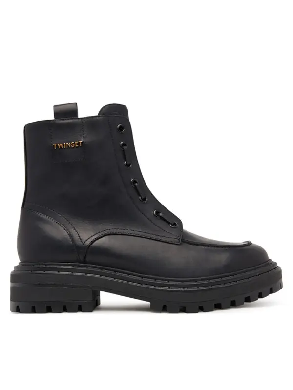 TWINSET TWINSET Čizme 252TCP184 Crna