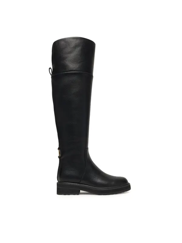 TWINSET TWINSET Čizme preko koljena 252TGT124 Crna