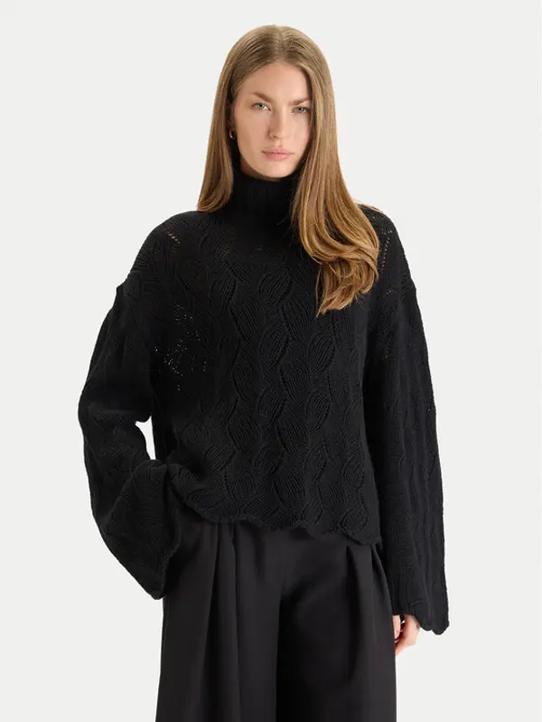 TWINSET TWINSET Dolčevita 252TT3424 Crna Relaxed Fit