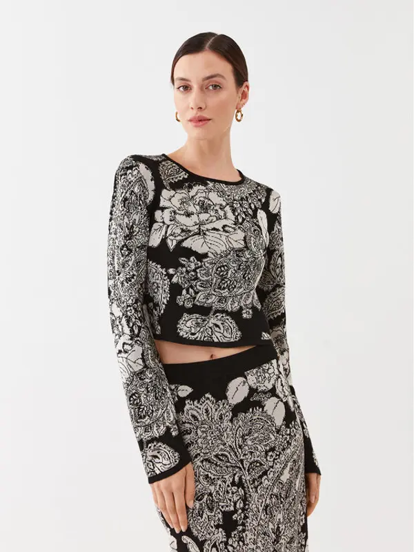 TWINSET TWINSET Džemper 232TP3691 Crna Regular Fit