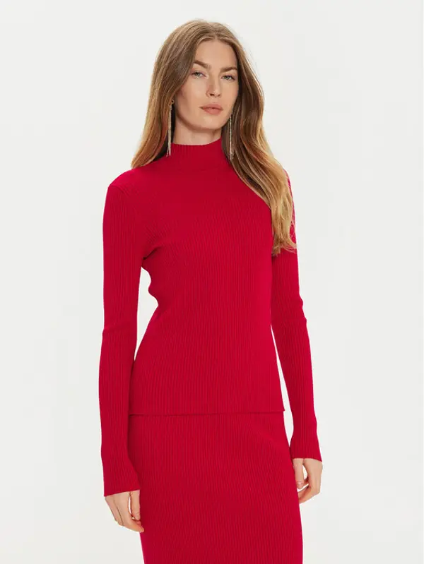 TWINSET TWINSET Džemper 242TT3022 Crvena Slim Fit