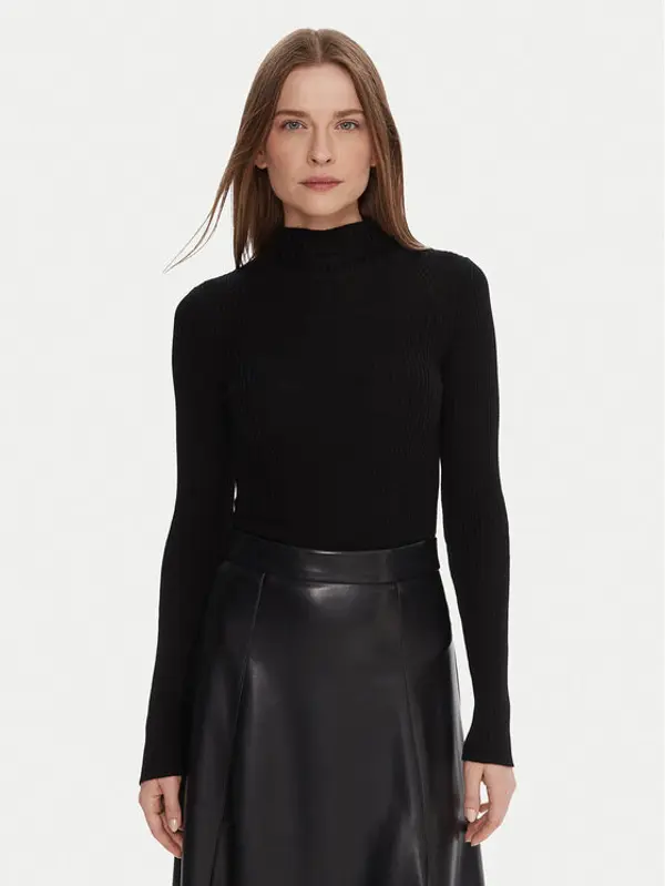 TWINSET TWINSET Džemper 252TT3111 Crna Slim Fit