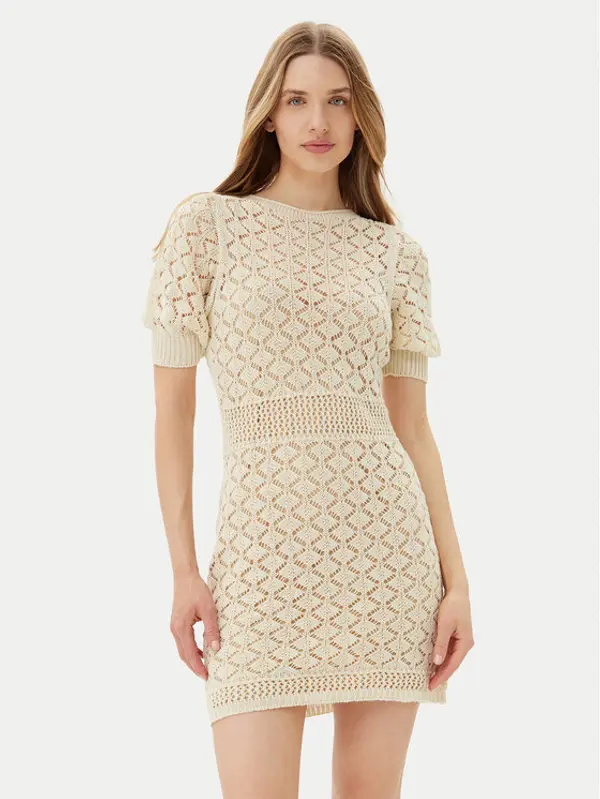 TWINSET TWINSET Džemper haljina 251TT3172 Bež Regular Fit