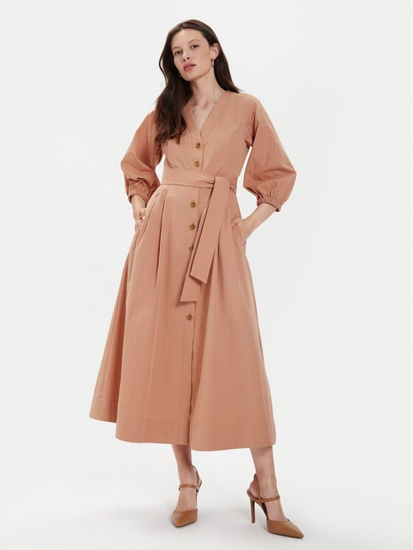 TWINSET TWINSET Haljina košulja 241TT2051 Narančasta Loose Fit