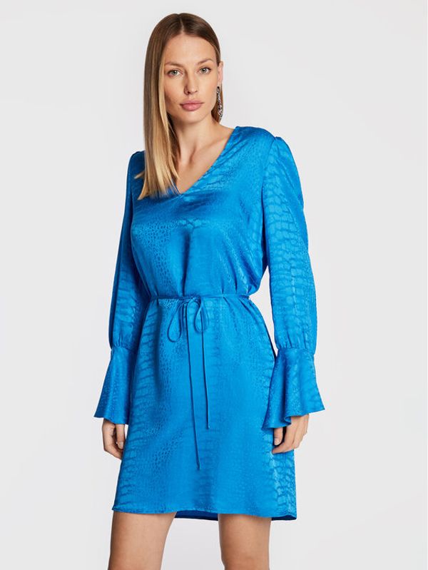 TWINSET TWINSET Haljina za svaki dan 222TT2125 Plava Regular Fit