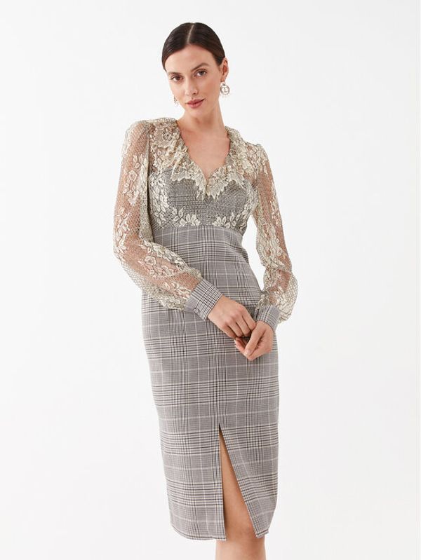 TWINSET TWINSET Haljina za svaki dan 232TP2630 Siva Regular Fit