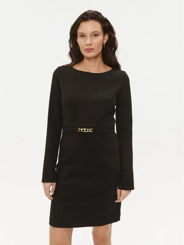 TWINSET TWINSET Haljina za svaki dan 232TT2195 Crna Regular Fit