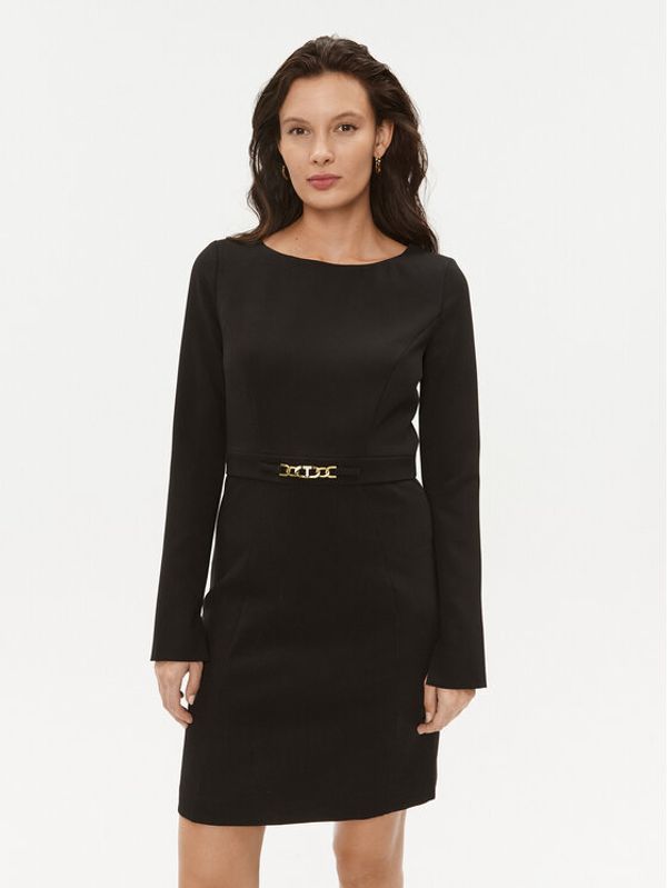 TWINSET TWINSET Haljina za svaki dan 232TT2195 Crna Regular Fit