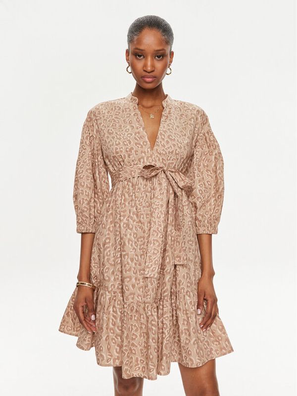 TWINSET TWINSET Haljina za svaki dan 241TT2113 Bež Loose Fit