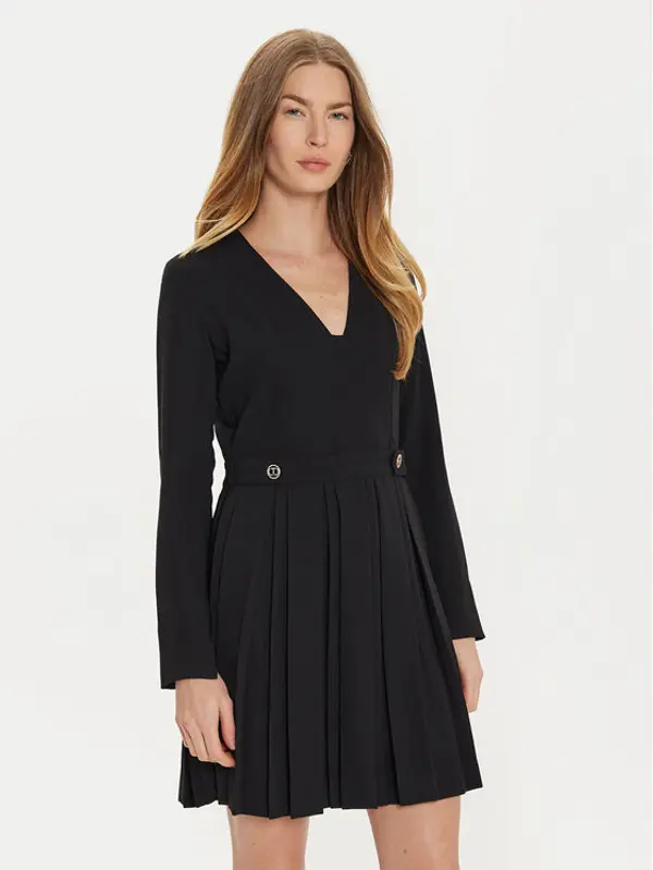 TWINSET TWINSET Haljina za svaki dan 242TT2171 Crna Loose Fit
