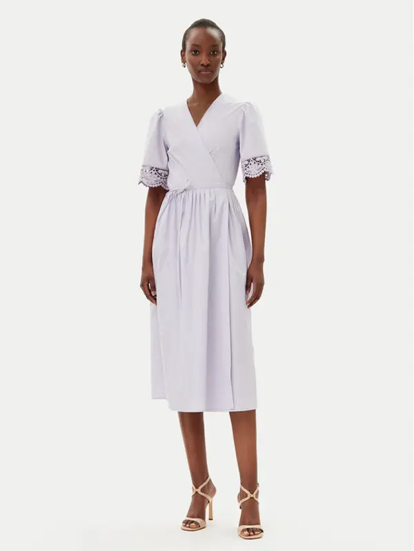 TWINSET TWINSET Haljina za svaki dan 251TT2091 Ljubičasta Loose Fit