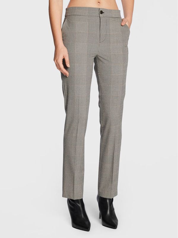 TWINSET TWINSET Hlače 222TP250J Siva Regular Fit