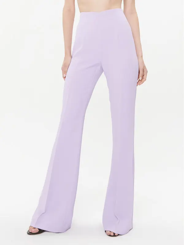 TWINSET TWINSET Hlače 232TP2053 Ljubičasta Regular Fit