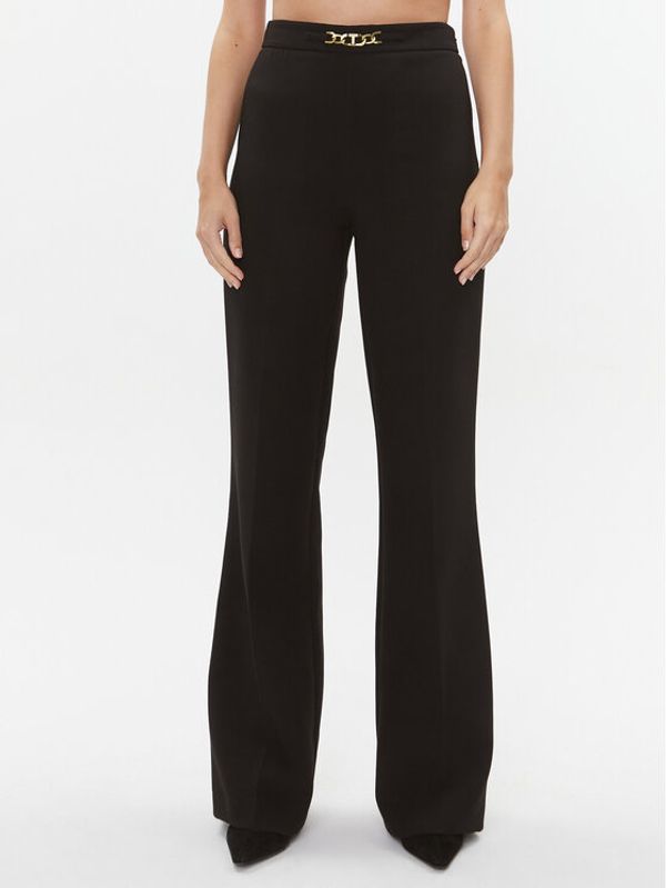 TWINSET TWINSET Hlače 232TT2191 Crna Flare Fit
