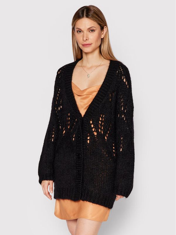 TWINSET TWINSET Kardigan 222TP3233 Crna Regular Fit