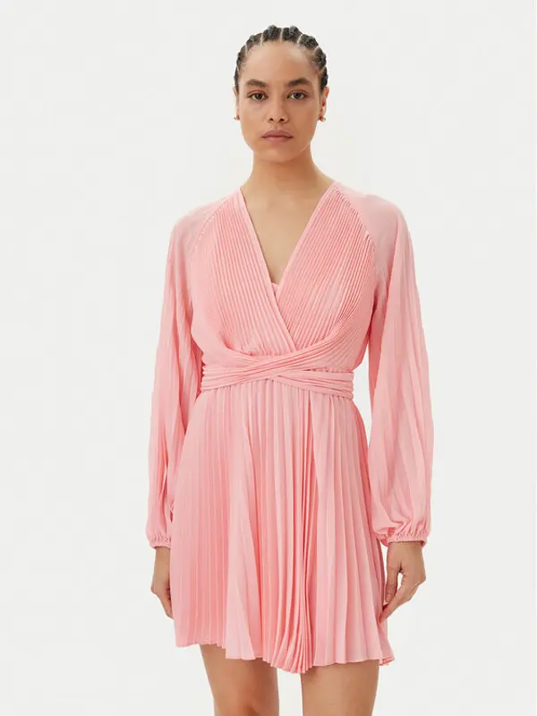 TWINSET TWINSET Koktel haljina 251TP2334 Ružičasta Loose Fit