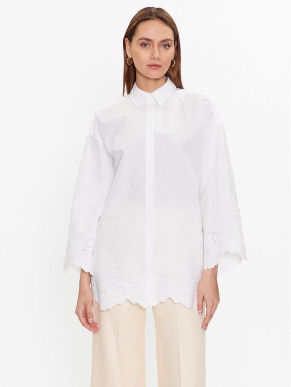 TWINSET TWINSET Košulja 231TT2303 Bijela Relaxed Fit