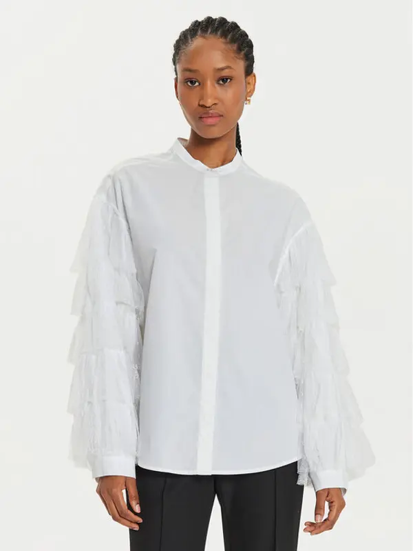 TWINSET TWINSET Košulja 241TP2140 Bijela Loose Fit