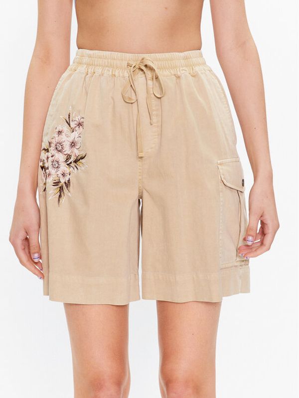 TWINSET TWINSET Kratke hlače 231TT2391 Bež Regular Fit