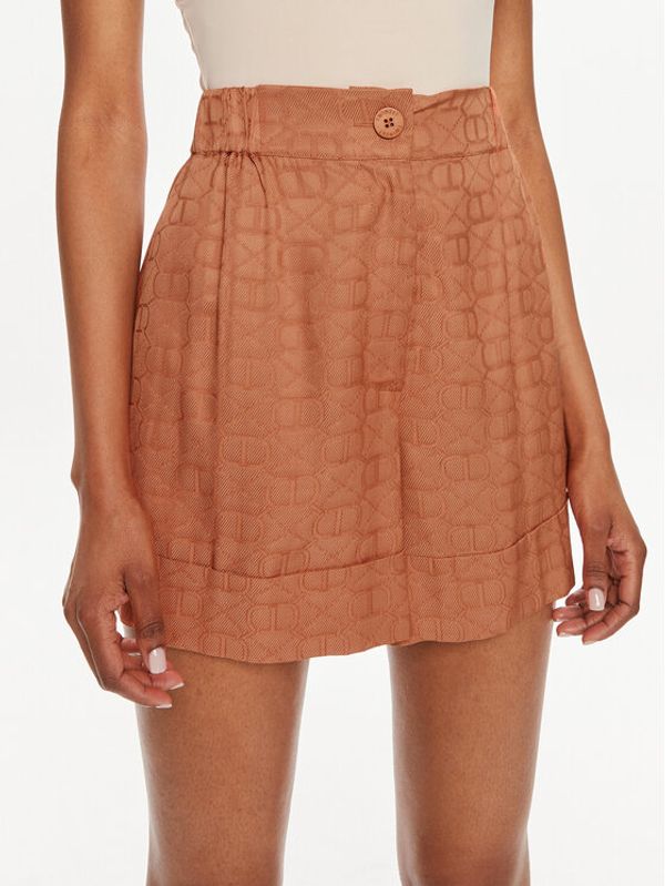 TWINSET TWINSET Kratke hlače 241TT2241 Narančasta Loose Fit