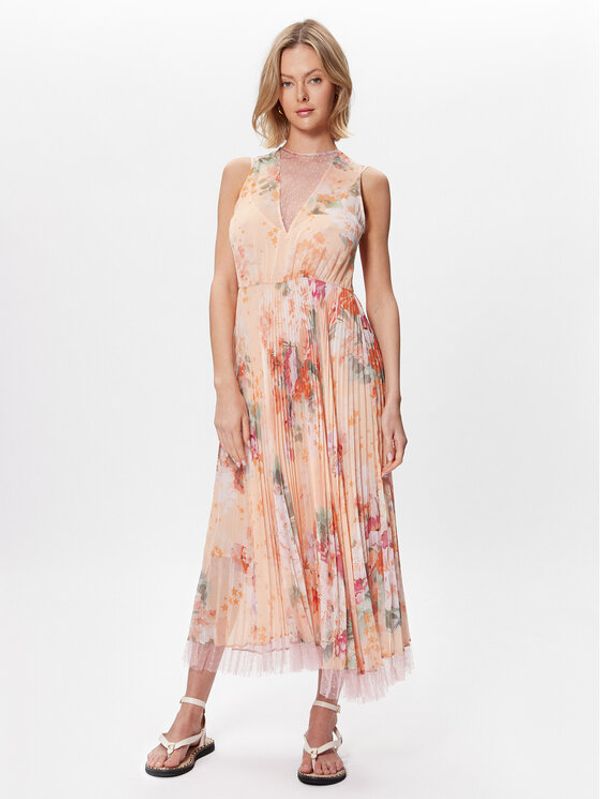 TWINSET TWINSET Ljetna haljina 231TP2730 Narančasta Regular Fit