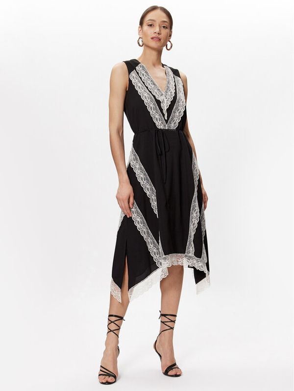 TWINSET TWINSET Ljetna haljina 231TT2192 Crna Regular Fit