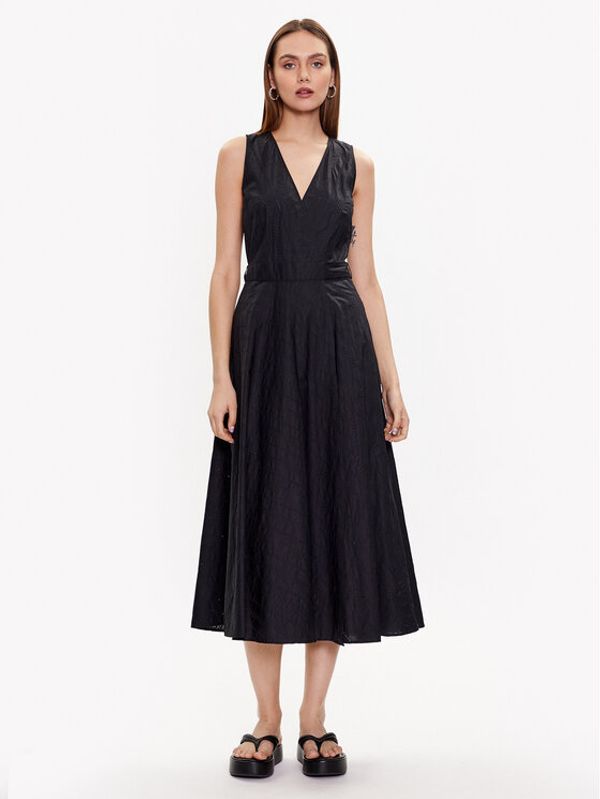 TWINSET TWINSET Ljetna haljina 231TT2230 Crna Regular Fit