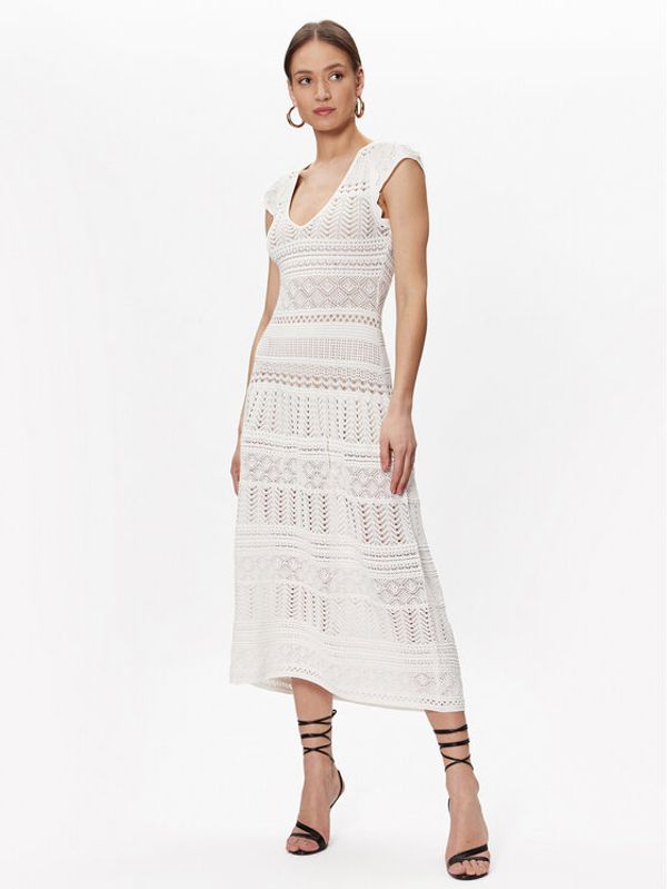TWINSET TWINSET Ljetna haljina 231TT3090 Bijela Regular Fit