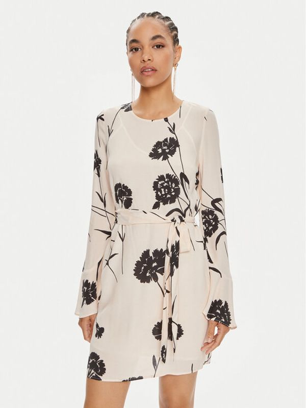 TWINSET TWINSET Ljetna haljina 241TP2604 Écru Straight Fit