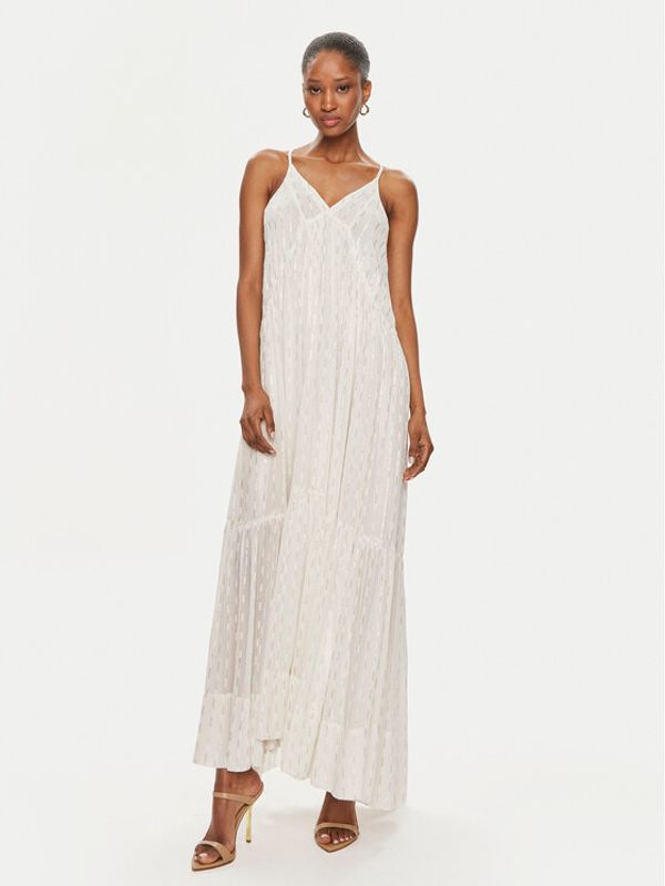 TWINSET TWINSET Ljetna haljina 241TT2172 Écru Loose Fit