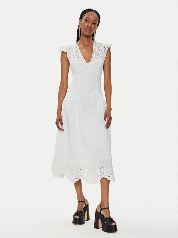 TWINSET TWINSET Ljetna haljina 241TT2330 Bijela Regular Fit