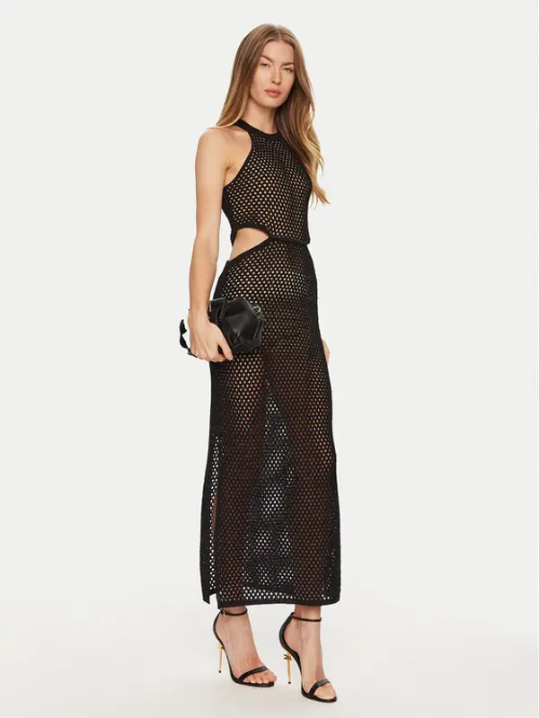 TWINSET TWINSET Ljetna haljina 241TT3080 Crna Regular Fit
