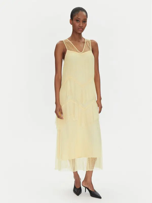 TWINSET TWINSET Ljetna haljina 251TP2511 Bež Regular Fit
