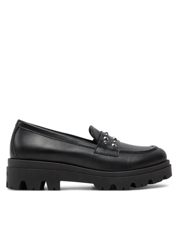 TWINSET TWINSET Loaferice Mocassino 242GCJ024 Crna