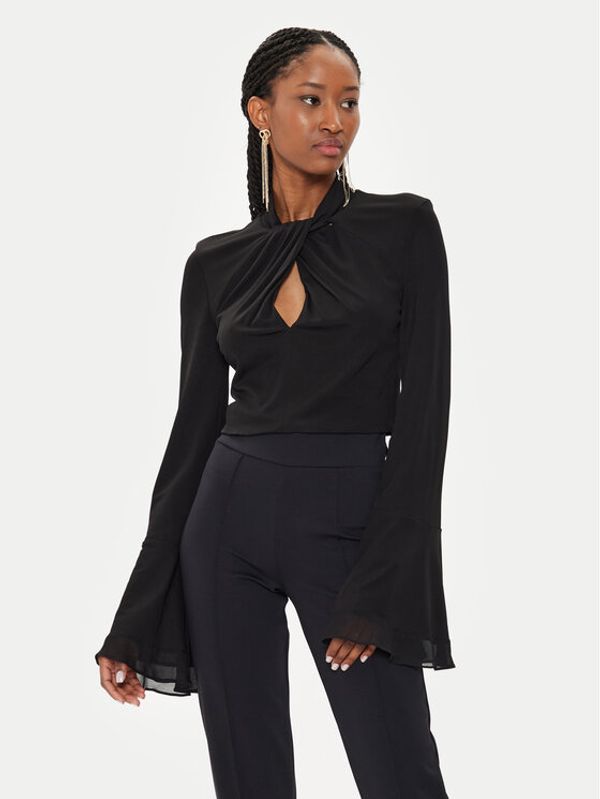 TWINSET TWINSET Majica 241TT2099 Crna Slim Fit