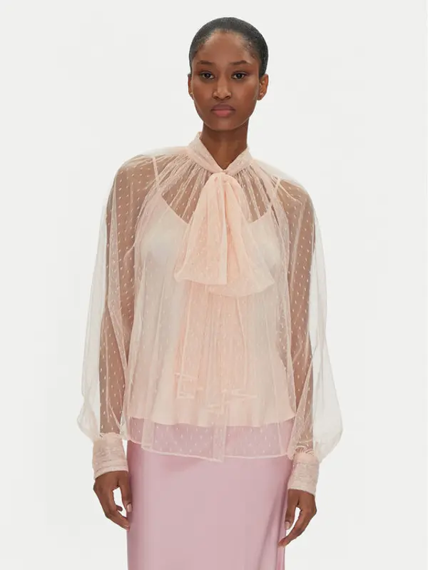 TWINSET TWINSET Majica 251TP2514 Ružičasta Loose Fit