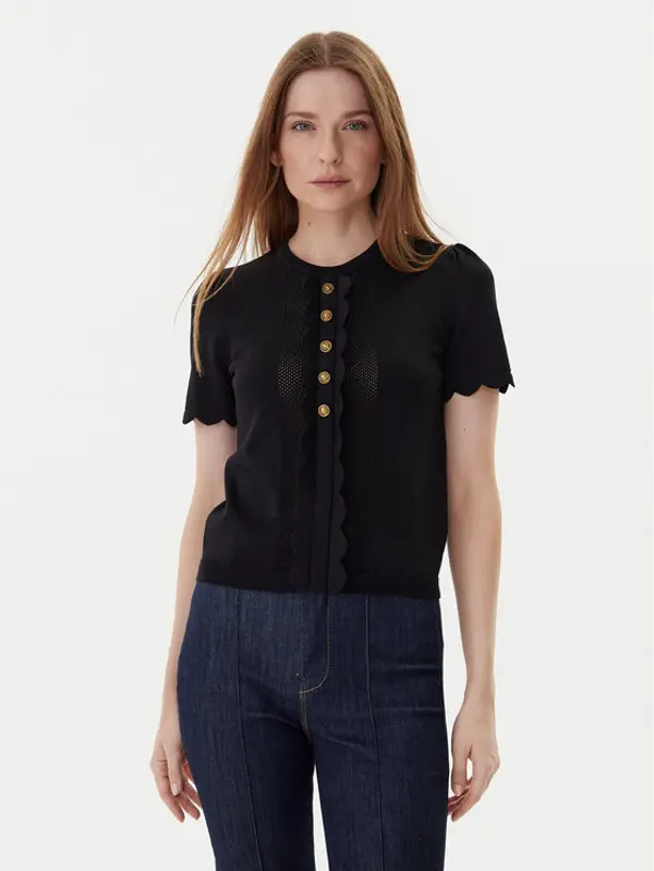 TWINSET TWINSET Majica 252TP3203 Crna Regular Fit